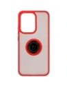 Buy Bizon Case Hybrid Ring Oppo Reno13 smoky with a red frame - BIZ8997 - {ean13} - Home Screen Store Europe