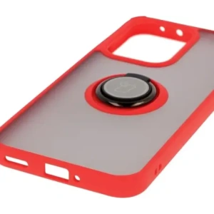 Kup Etui z uchwytem na palec Bizon Case Hybrid Ring do Oppo Reno13 przydymione z czerwoną ramką - BIZ8997 - {ean13} - Sklep Home Screen