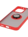 Buy Bizon Case Hybrid Ring Oppo Reno13 smoky with a red frame - BIZ8997 - {ean13} - Home Screen Store Europe