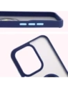 Kup Etui z uchwytem na palec Bizon Case Hybrid Ring do Oppo Reno13 przydymione z granatową ramką - BIZ8998 - {ean13} - Sklep Home Screen