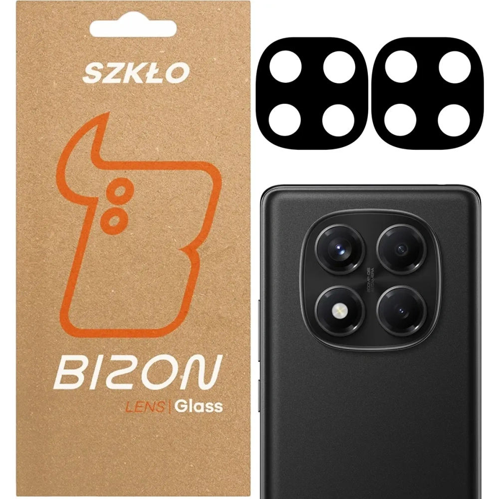 Szkło na aparat Bizon Glass Silk Lens do Xiaomi Redmi Note 14 Pro 4G [2 PACK]