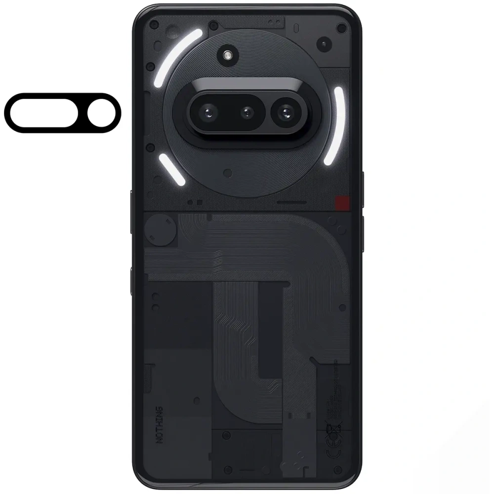 Szkło na aparat Bizon Glass Silk Lens do Nothing Phone (3a) [2 PACK]