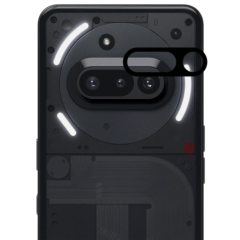 Szkło na aparat Bizon Glass Silk Lens do Nothing Phone (3a) [2 PACK]