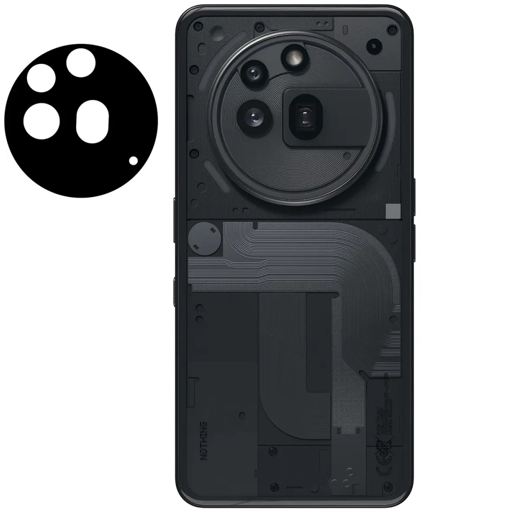 Szkło na aparat Bizon Glass Silk Lens do Nothing Phone (3a) Pro [2 PACK]