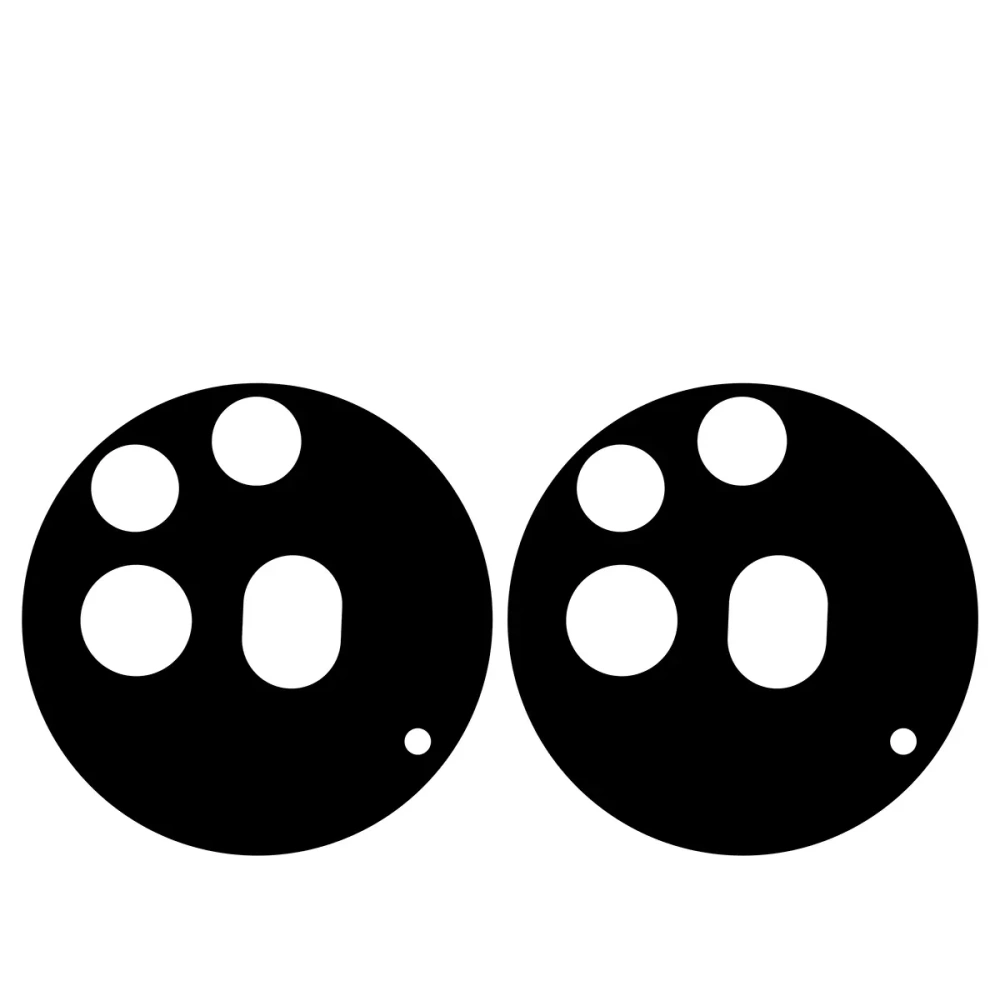 Szkło na aparat Bizon Glass Silk Lens do Nothing Phone (3a) Pro [2 PACK]