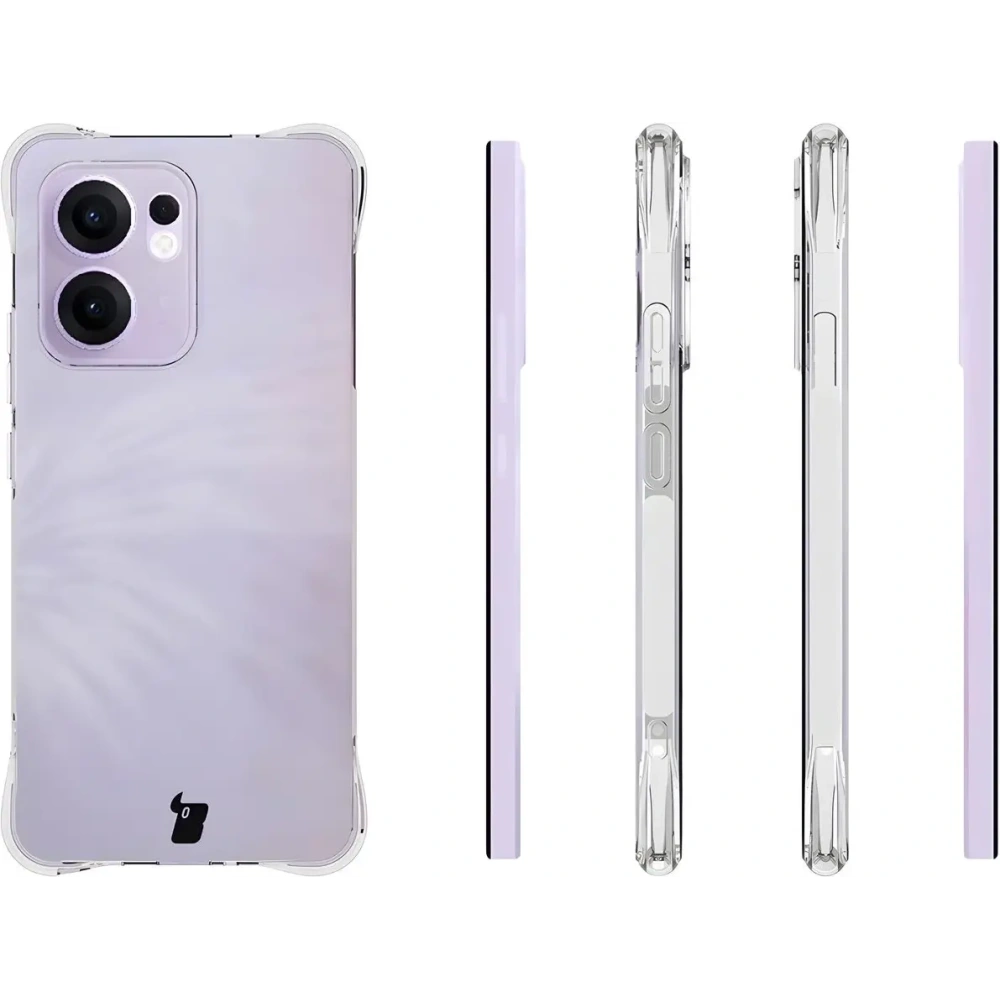 Elastyczne etui Bizon Case Salpa do Oppo Reno13 F przezroczyste