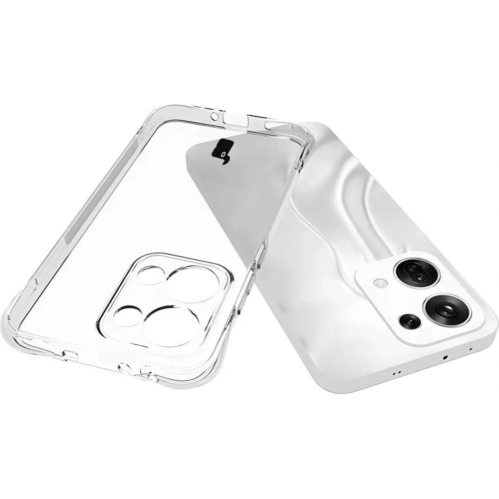 Elastyczne etui Bizon Case Salpa do Oppo Reno13 przezroczyste