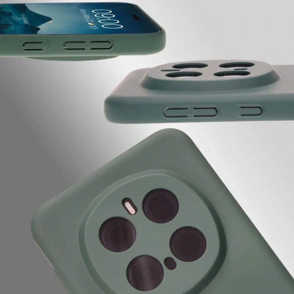 Etui Bizon Case Łupka do Honor Magic7 Pro zielone