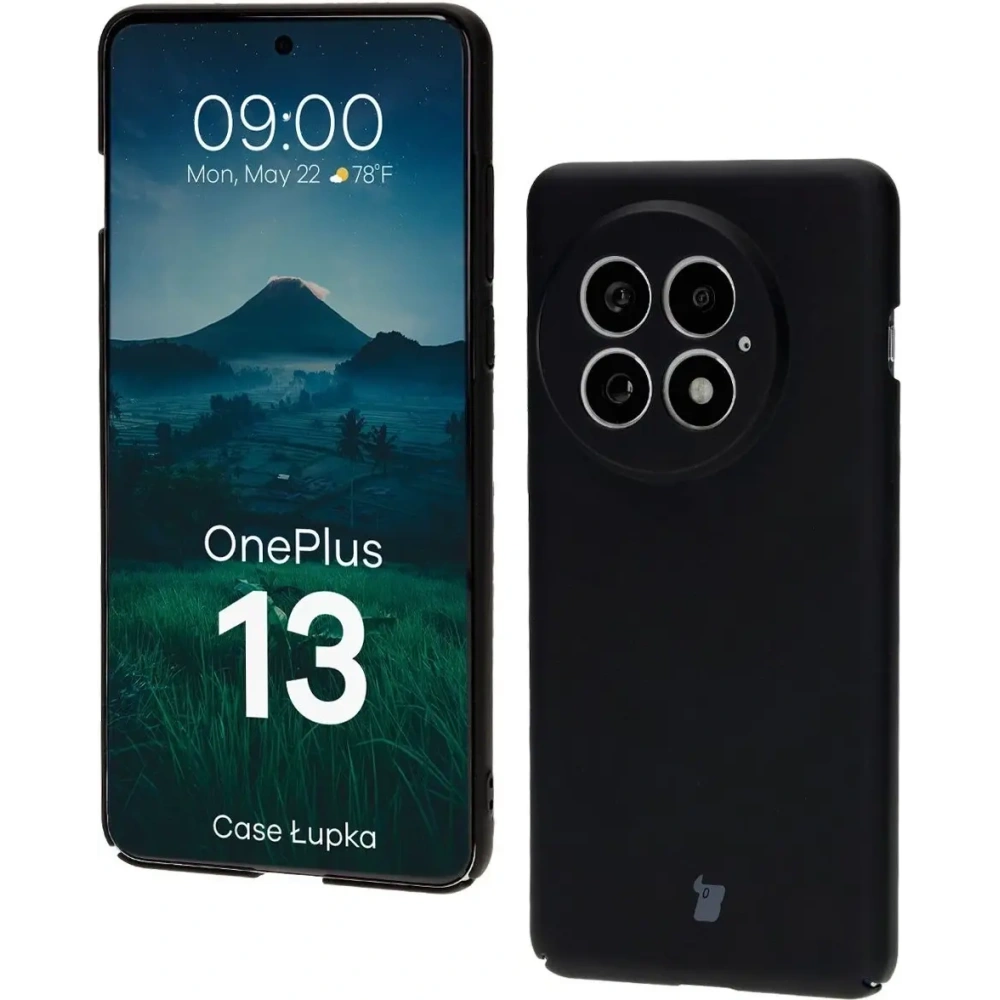 Etui Bizon Case Łupka do OnePlus 13 czarne