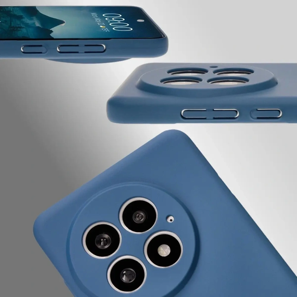 Etui Bizon Case Łupka do OnePlus 13 niebieskie