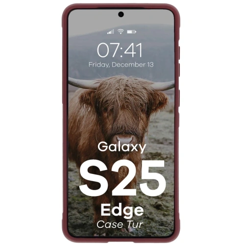 Kup Pancerne etui Bizon Case Tur do Samsung Galaxy S25 Edge burgundowe - BIZ9015 - {ean13} - Sklep Home Screen