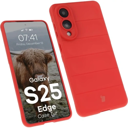 Kup Pancerne etui Bizon Case Tur do Samsung Galaxy S25 Edge czerwone - BIZ9017 - {ean13} - Sklep Home Screen