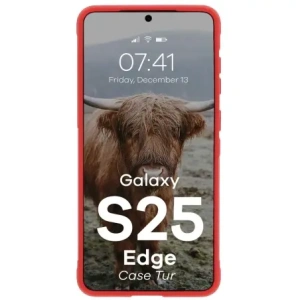 Kup Pancerne etui Bizon Case Tur do Samsung Galaxy S25 Edge czerwone - BIZ9017 - {ean13} - Sklep Home Screen