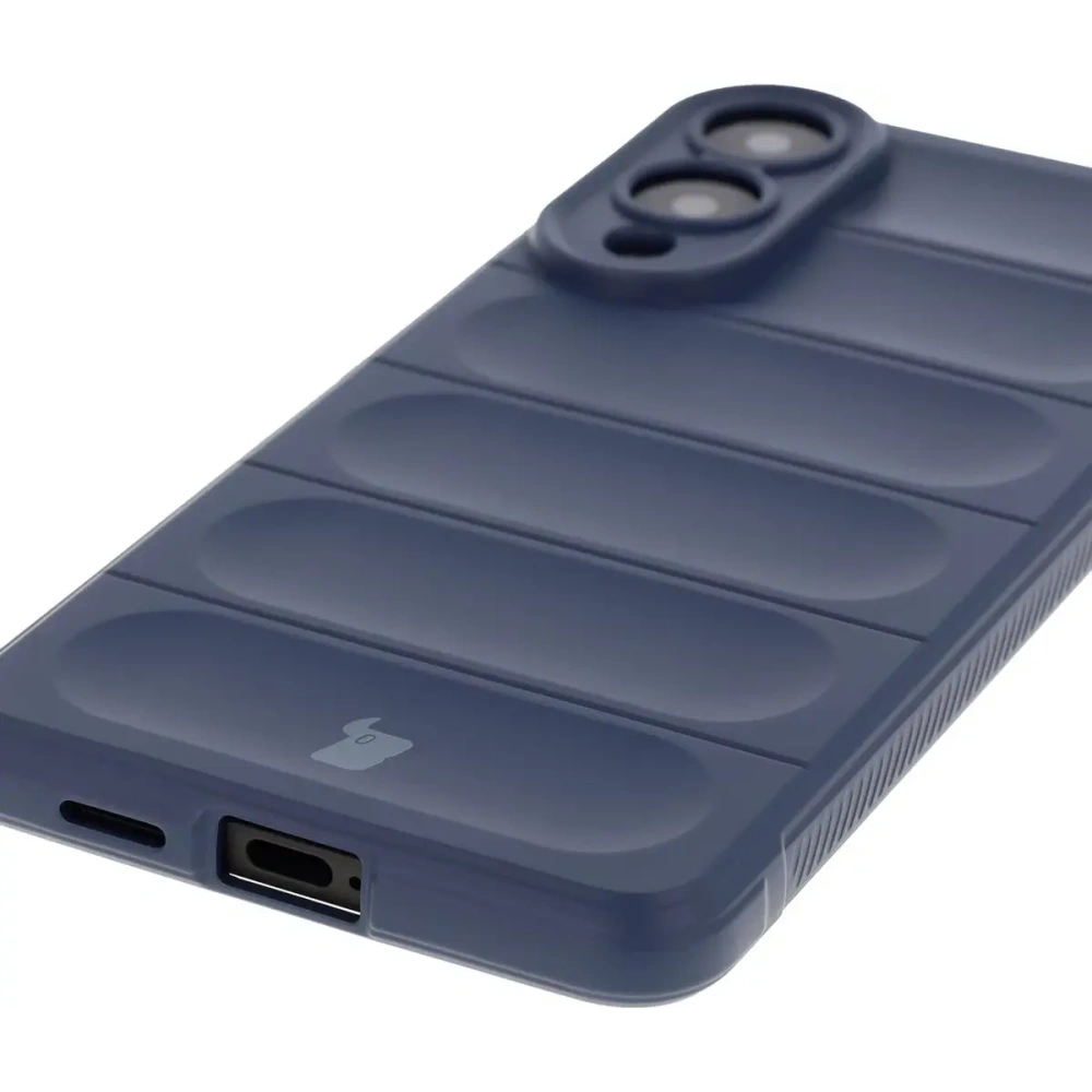 Pancerne etui Bizon Case Tur do Samsung Galaxy S25 Edge granatowe