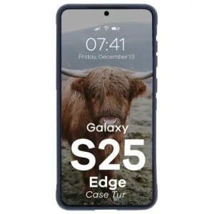 Buy Bizon Case Tur Samsung Galaxy S25 Edge navy blue - BIZ9018 - {ean13} - Home Screen Store Europe