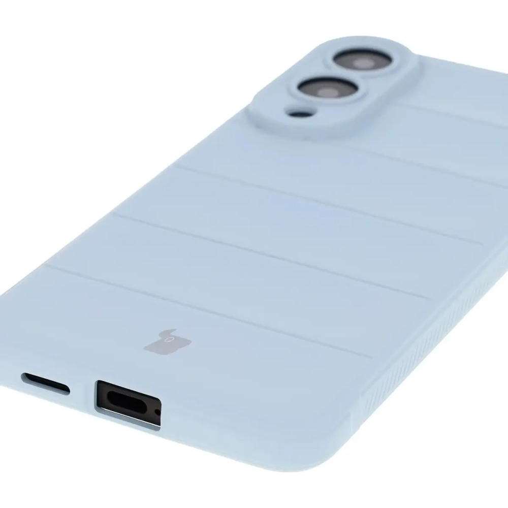 Pancerne etui Bizon Case Tur do Samsung Galaxy S25 Edge jasnoniebieskie