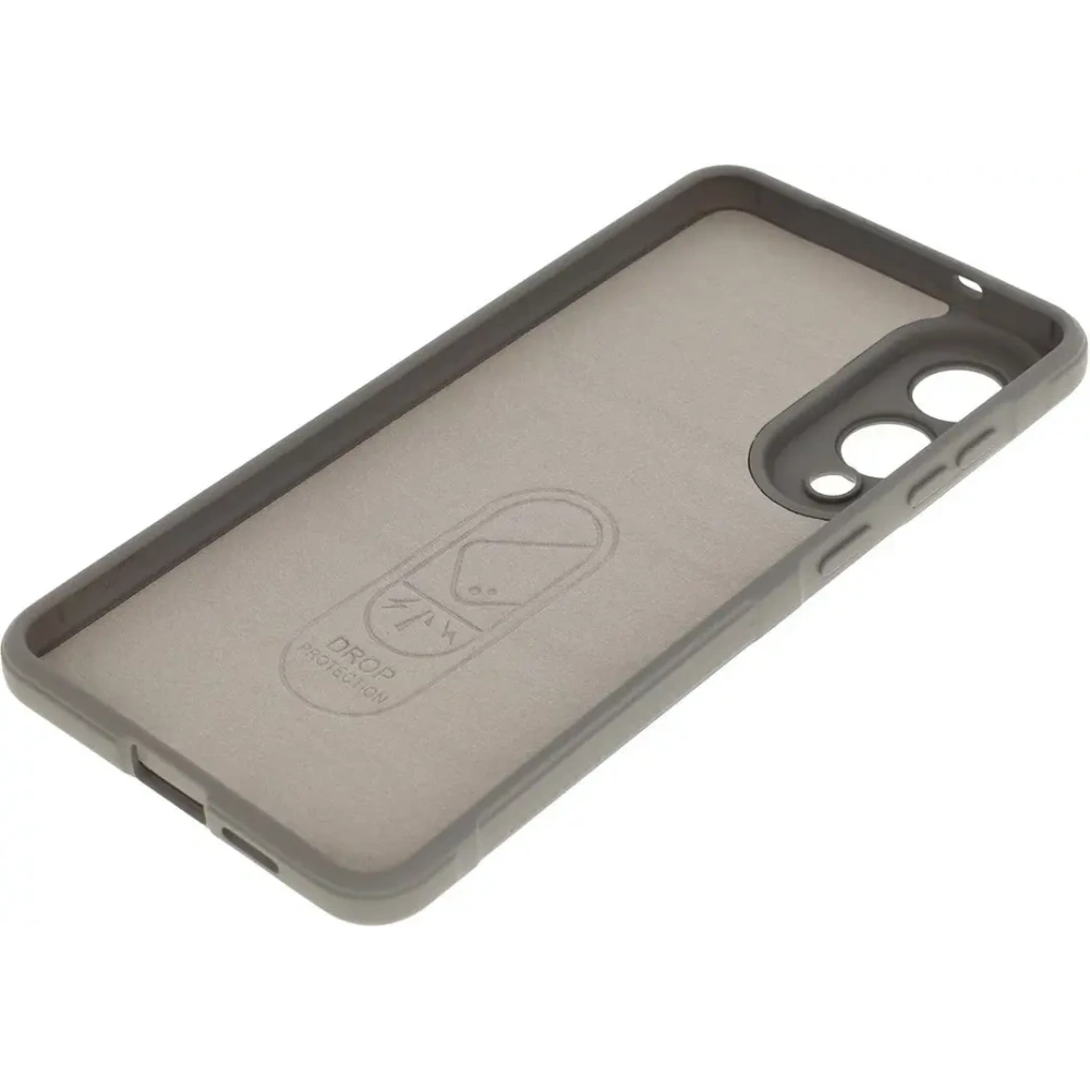 Pancerne etui Bizon Case Tur do Samsung Galaxy S25 Edge jasnoszare