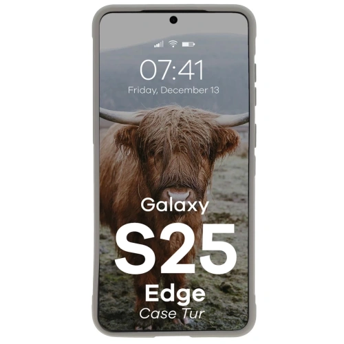Kup Bizon Case Tur Samsung Galaxy S25 Edge světle šedá - BIZ9020 - {ean13} - Sklep Home Screen