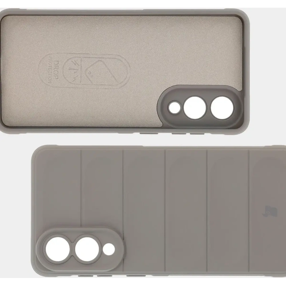 Pancerne etui Bizon Case Tur do Samsung Galaxy S25 Edge jasnoszare