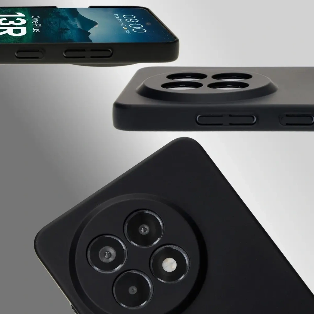 Etui Bizon Case Łupka do OnePlus 13R czarne