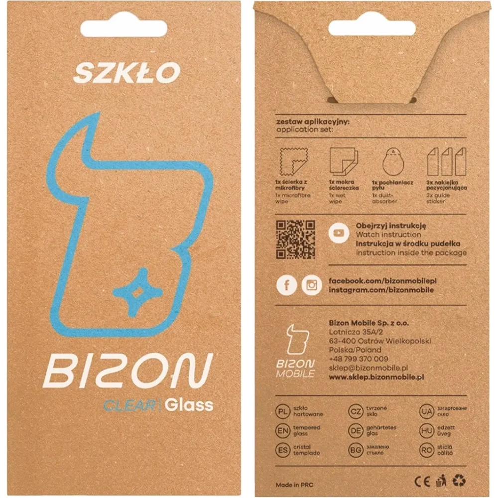 Szkło hartowane Bizon Glass Clear 2 do Nothing Phone (3a) / (3a) Pro