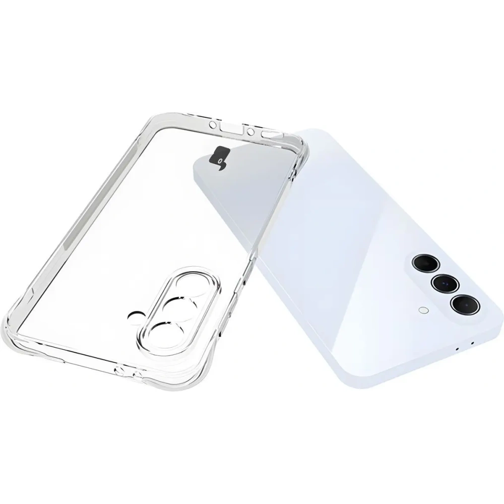 Etui + 2x szkło na ekran Bizon Case Clear Pack do Samsung Galaxy A56 5G przezroczyste