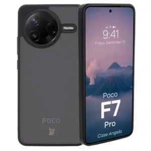 Buy Bizon Case Angelo Xiaomi Poco F7 Pro smoked with a black frame - BIZ9034 - {ean13} - Home Screen Store Europe