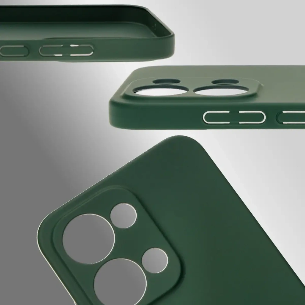 Etui Bizon Case Łupka do Oppo Reno13 zielone