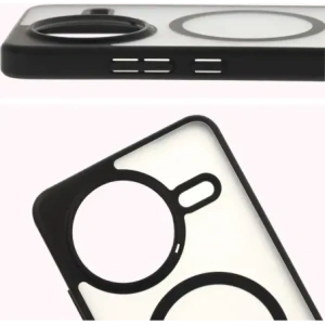 Kup Etui z pierścieniem magnetycznym Bizon Case MatteO do Xiaomi Poco F7 Pro przydymione-czarne - BIZ9040 - {ean13} - Sklep Home Screen