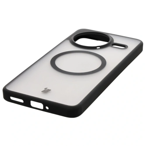 Kup Etui z pierścieniem magnetycznym Bizon Case MatteO do Xiaomi Poco F7 Pro przydymione-czarne - BIZ9040 - {ean13} - Sklep Home Screen
