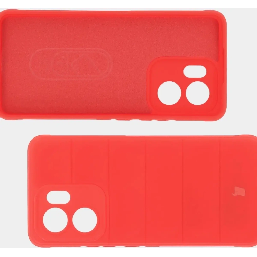 Pancerne etui Bizon Case Tur do Oppo Reno13 F czerwone