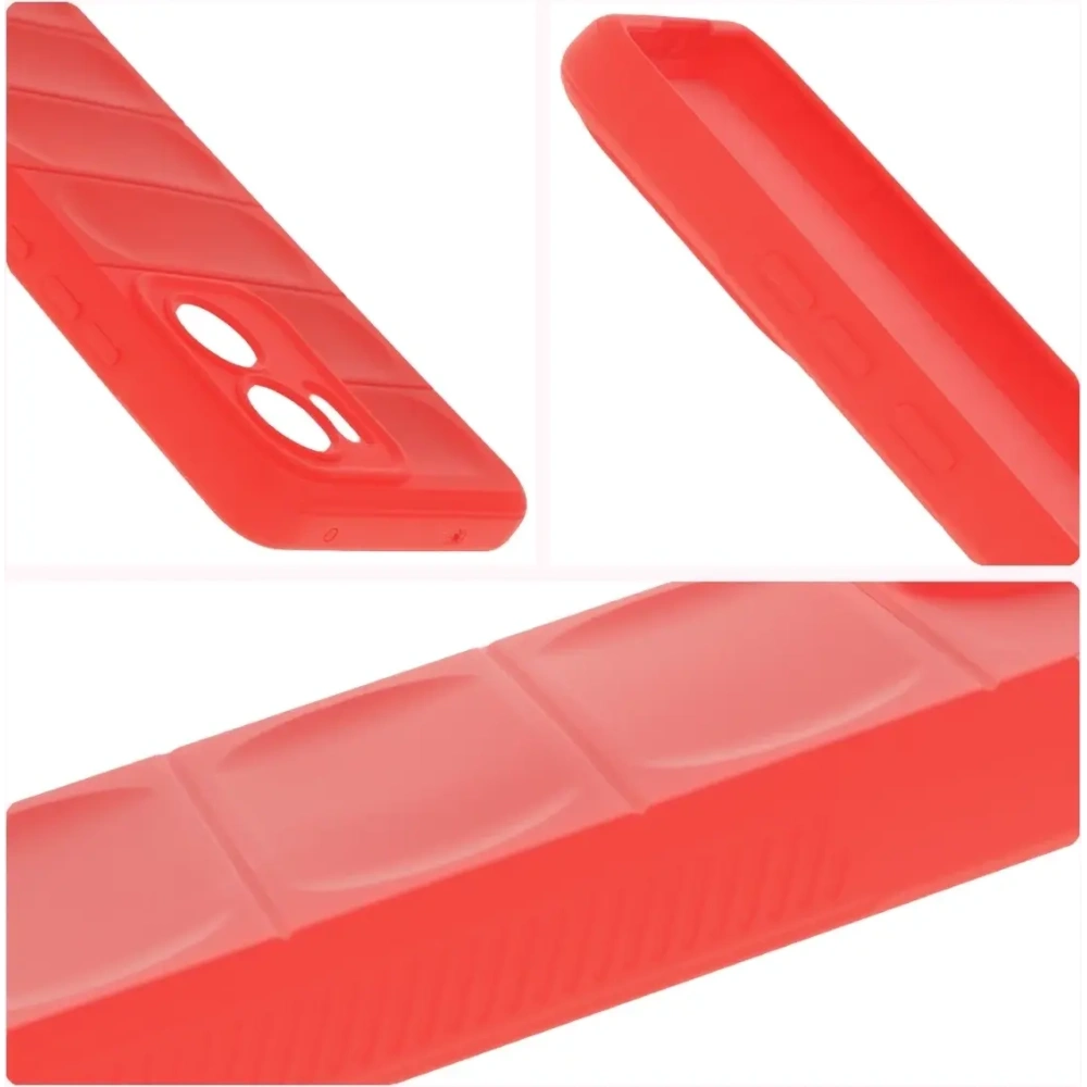 Pancerne etui Bizon Case Tur do Oppo Reno13 F czerwone