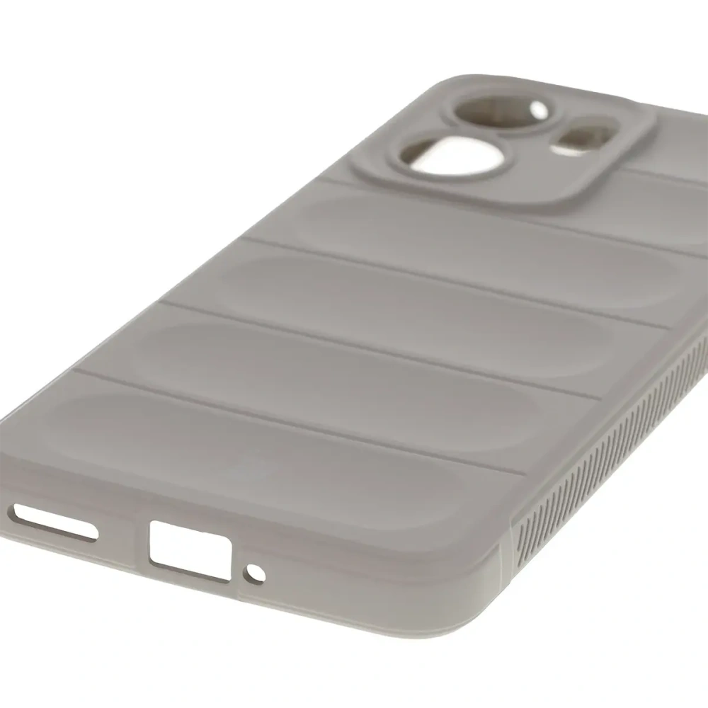 Pancerne etui Bizon Case Tur do Oppo Reno13 F jasnoszare