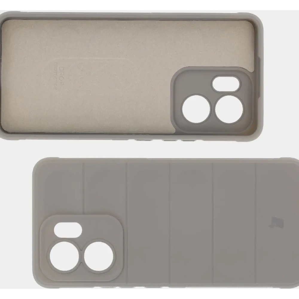 Pancerne etui Bizon Case Tur do Oppo Reno13 F jasnoszare