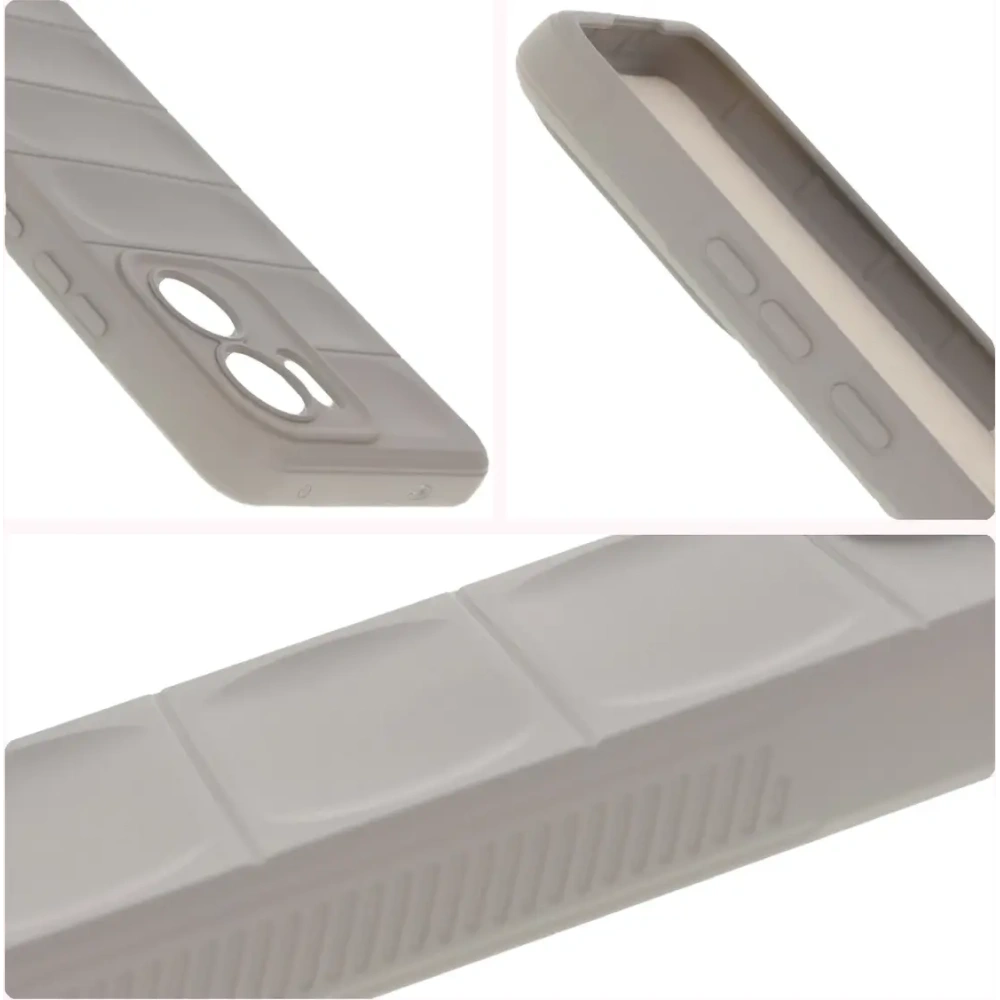 Pancerne etui Bizon Case Tur do Oppo Reno13 F jasnoszare