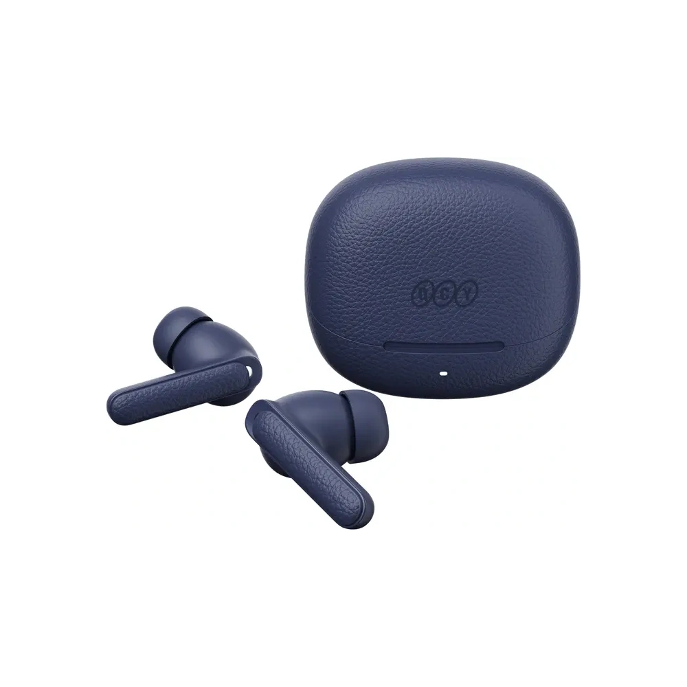 Bezprzewodowe słuchawki dokanałowe TWS QCY Buds HT15 ANC (niebieskie)