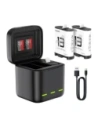 TELESIN Háromcsatornás akkumulátor töltő GoPro Hero 13 Black (S0-BCG-10-TGP) számára