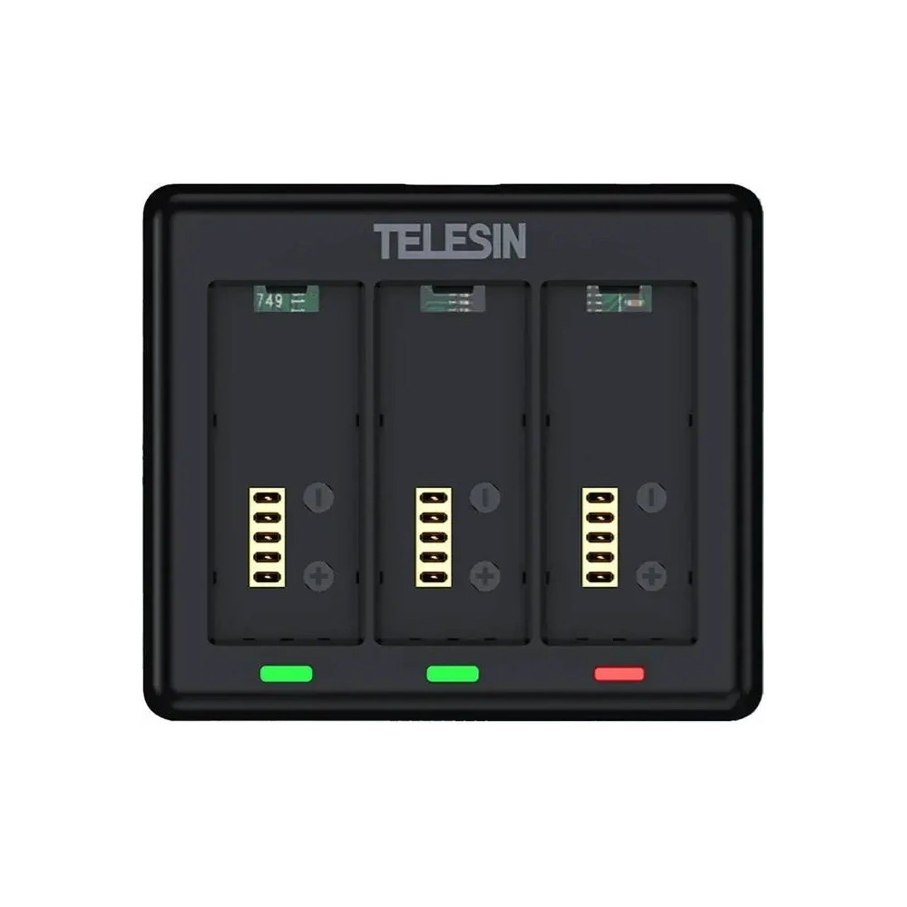 Ładowarka na 3 akumulatory do GoPro HERO 13 TELESIN (S0-BCG-12-TGP)