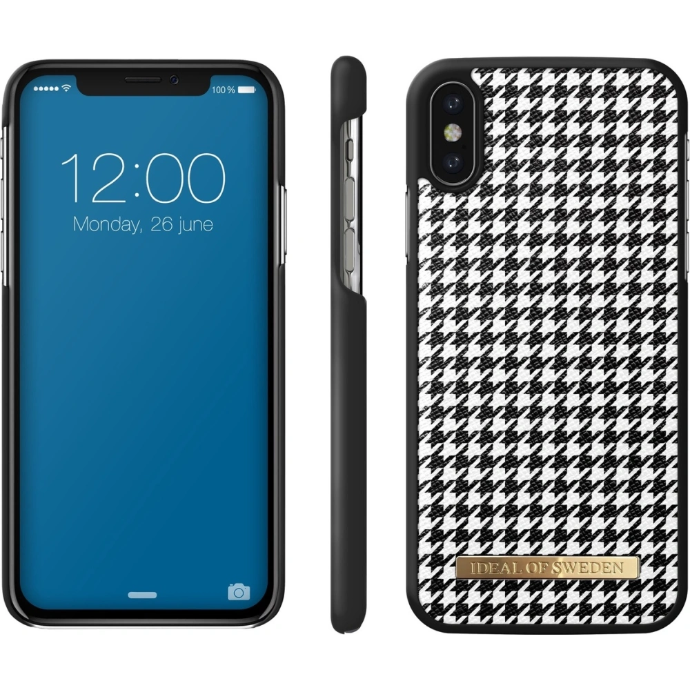 Etui iDeal of Sweden Apple iPhone X/Xs (Houndstooth)