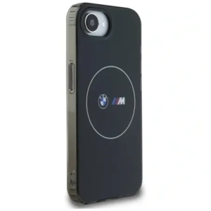 Kup Etui BMW IML Metal White Circle MagSafe do Apple iPhone 16e czarny - BMW815 - {ean13} - Sklep Home Screen