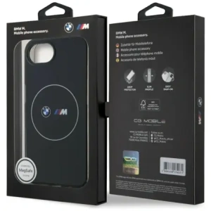 Kup BMW IML Metall Weißer Kreis MagSafe Apple iPhone 16e schwarz - BMW815 - {ean13} - Sklep Home Screen