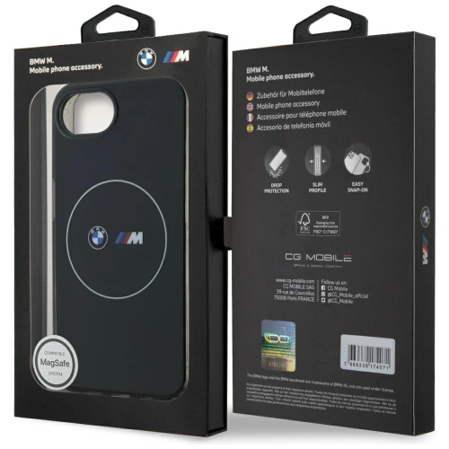 Buy BMW IML Metal White Circle MagSafe Apple iPhone 16e black - BMW815 - {ean13} - Home Screen Store Europe