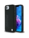 Etui BMW Leather Hot Stamp do Apple iPhone 16e czarny