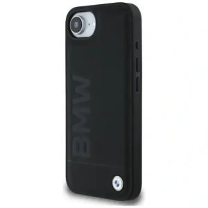Buy BMW Leather Hot Stamp Apple iPhone 16e black - BMW816 - {ean13} - Home Screen Store Europe