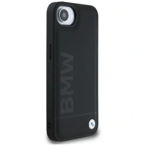 Buy BMW Leather Hot Stamp Apple iPhone 16e black - BMW816 - {ean13} - Home Screen Store Europe