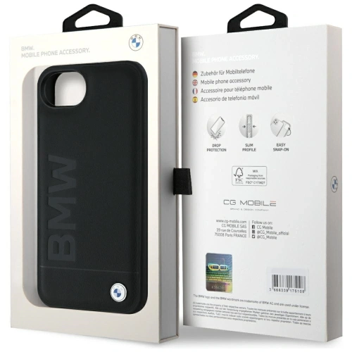 Kup BMW Leder-Heißprägung Apple iPhone 16e schwarz - BMW816 - {ean13} - Sklep Home Screen