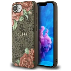 Buy Guess 4G Flowers Print MagSafe Apple iPhone 16e brown - GUE4514 - {ean13} - Home Screen Store Europe