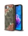 Guess 4G květinový tisk MagSafe Apple iPhone 16e hnědý