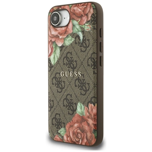 Kup Guess 4G Blumen Druck MagSafe Apple iPhone 16e braun - GUE4514 - {ean13} - Sklep Home Screen