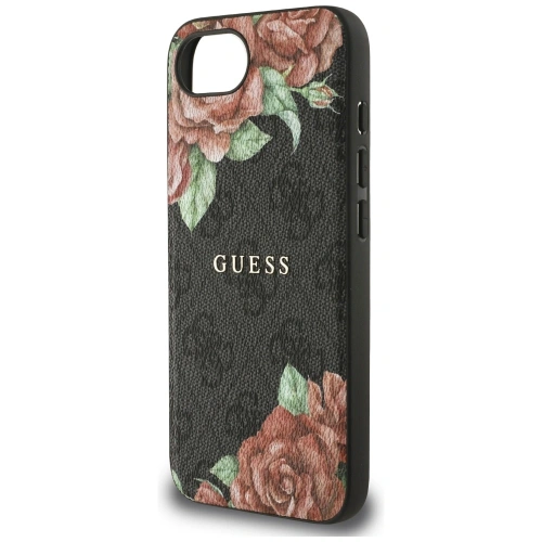 Buy Guess 4G Flowers Print MagSafe Apple iPhone 16e black - GUE4515 - {ean13} - Home Screen Store Europe